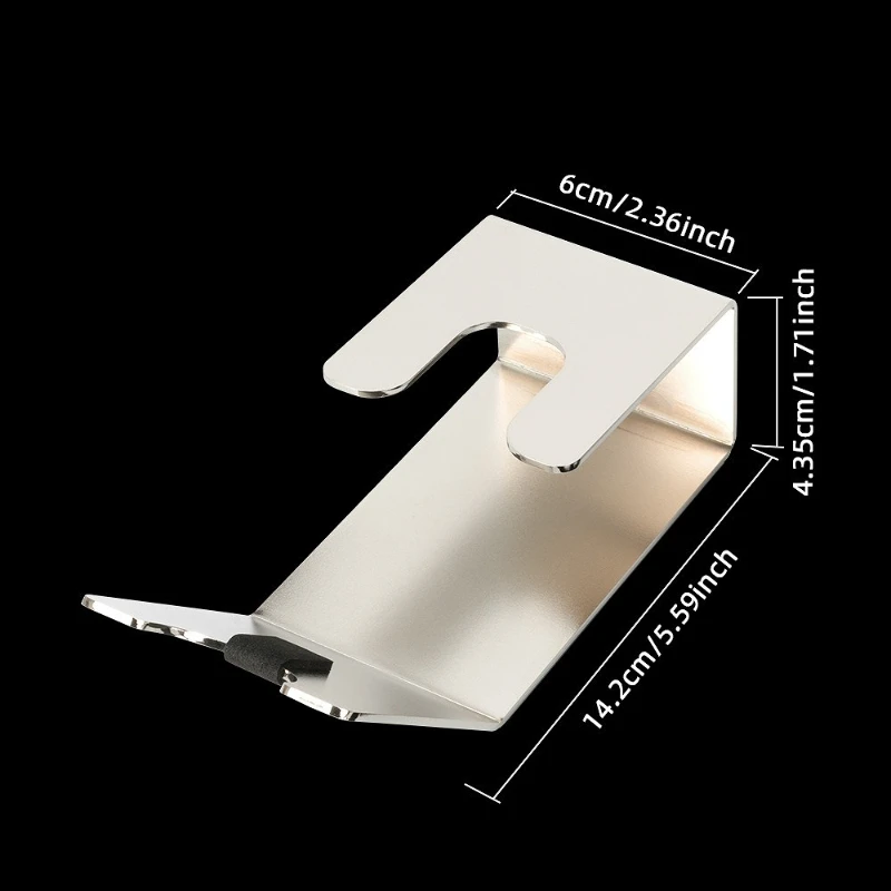 Coffee Portafilter Stand Holder for 51/53/54/58mm Single Double Spout Universal Stainless Steel Bottomless Coffee Tamper Station