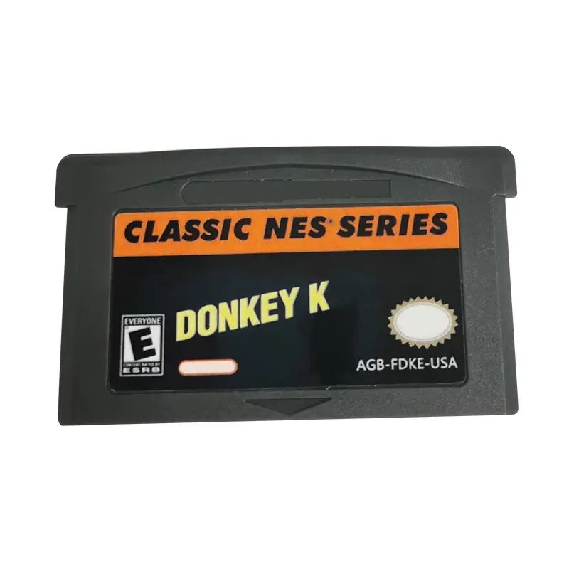 DonkeyK-cartão do cartucho do jogo para o GB SP, NDS, consolas 3DS, 32 videogames do bocado, versão da língua inglesa