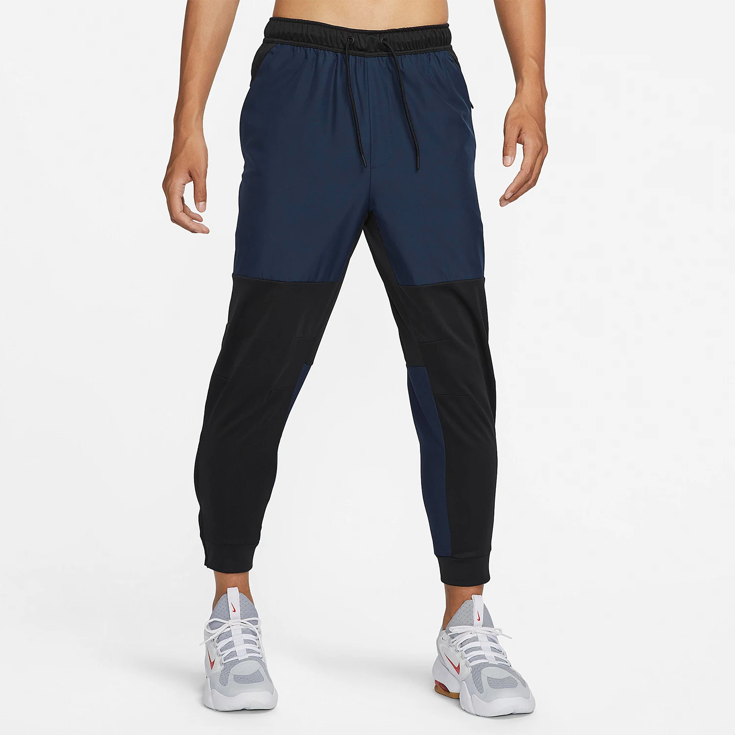 Nike Authentic New Men's Retro Splicing Sports Woven Workwear Leg Retraining Pants FB8602-010