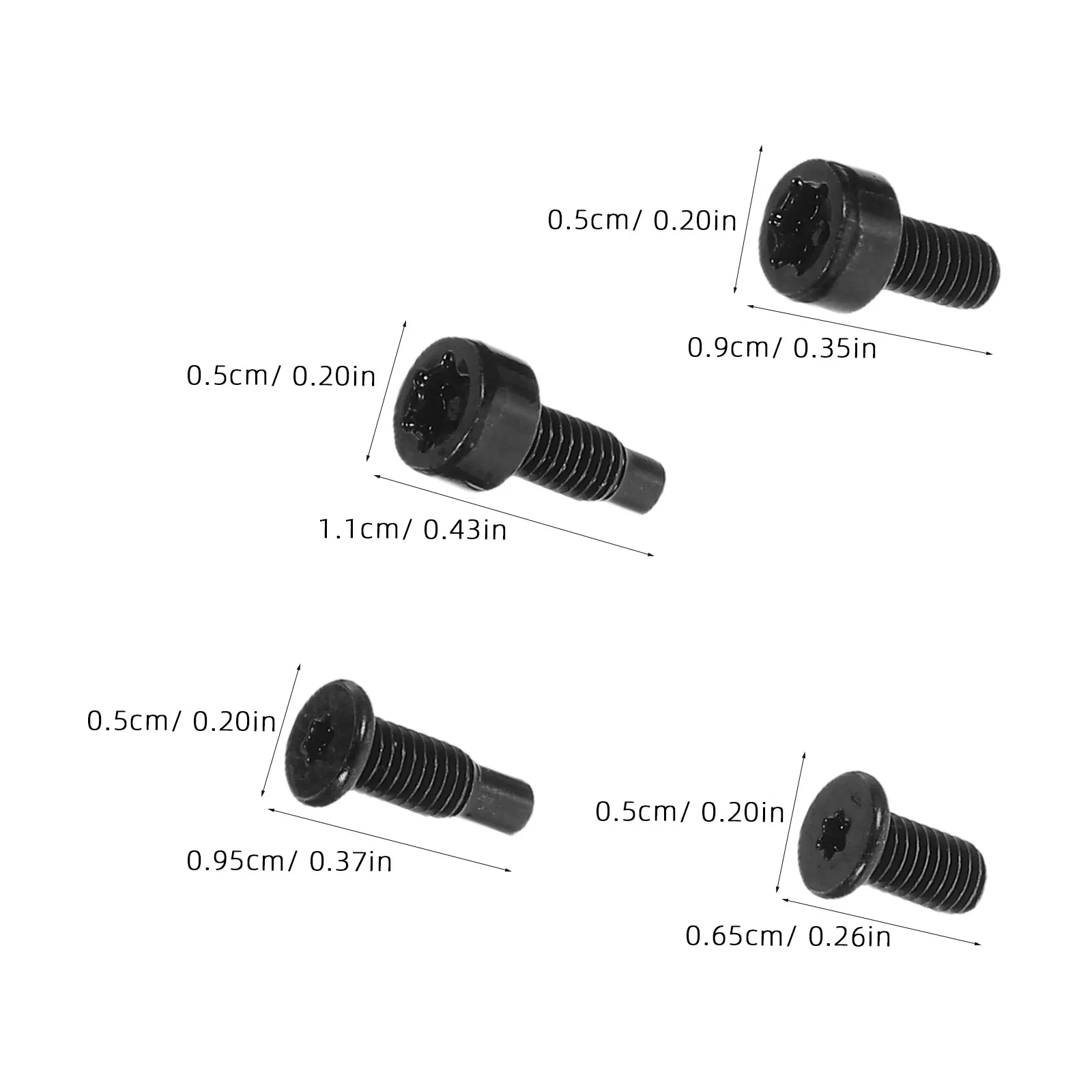32Pcs Doorbell Screws Replacement Security Screws Set for Doorbell Home Security Repair Accessories Precision Screw