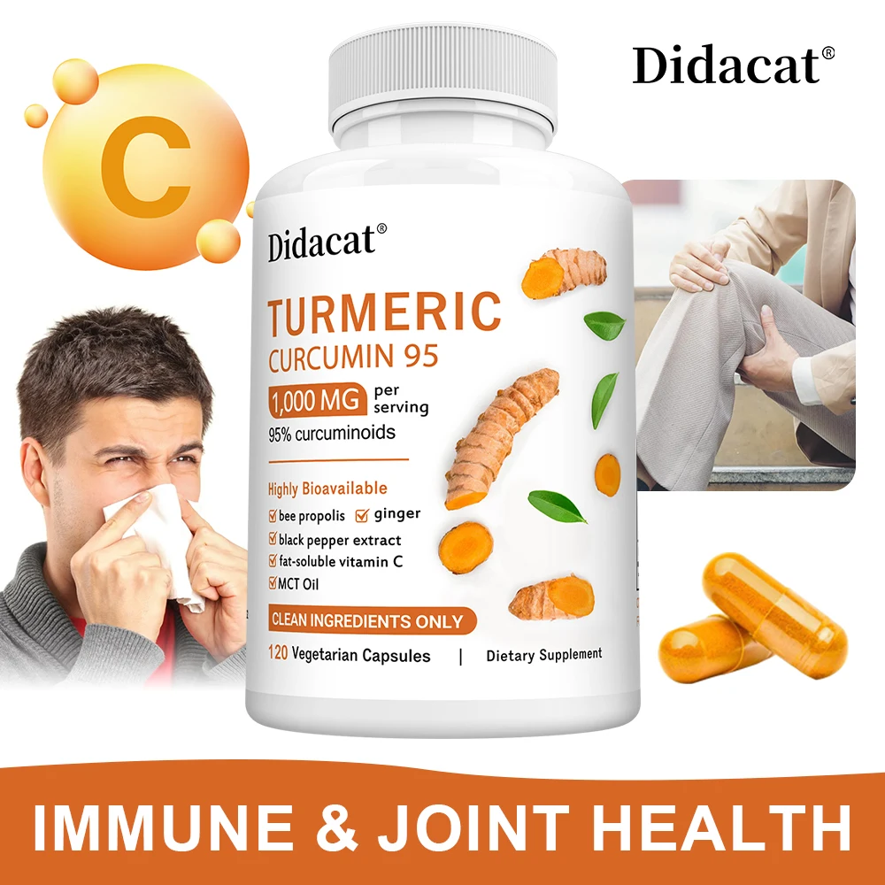 

Куркуминовые капсулы 1000 мг — содержит 95% куркумина, добавляемых экстрактов имбиря и черного перца — сильно впитывающая антиоксидантная формула