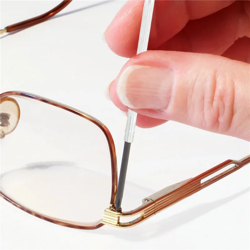 GIGI Kit di riparazione per occhiali Kit di riparazione per occhiali da sole con naselli Viti Cacciavite Pinzette per orologio Orologio Riparazione di occhiali