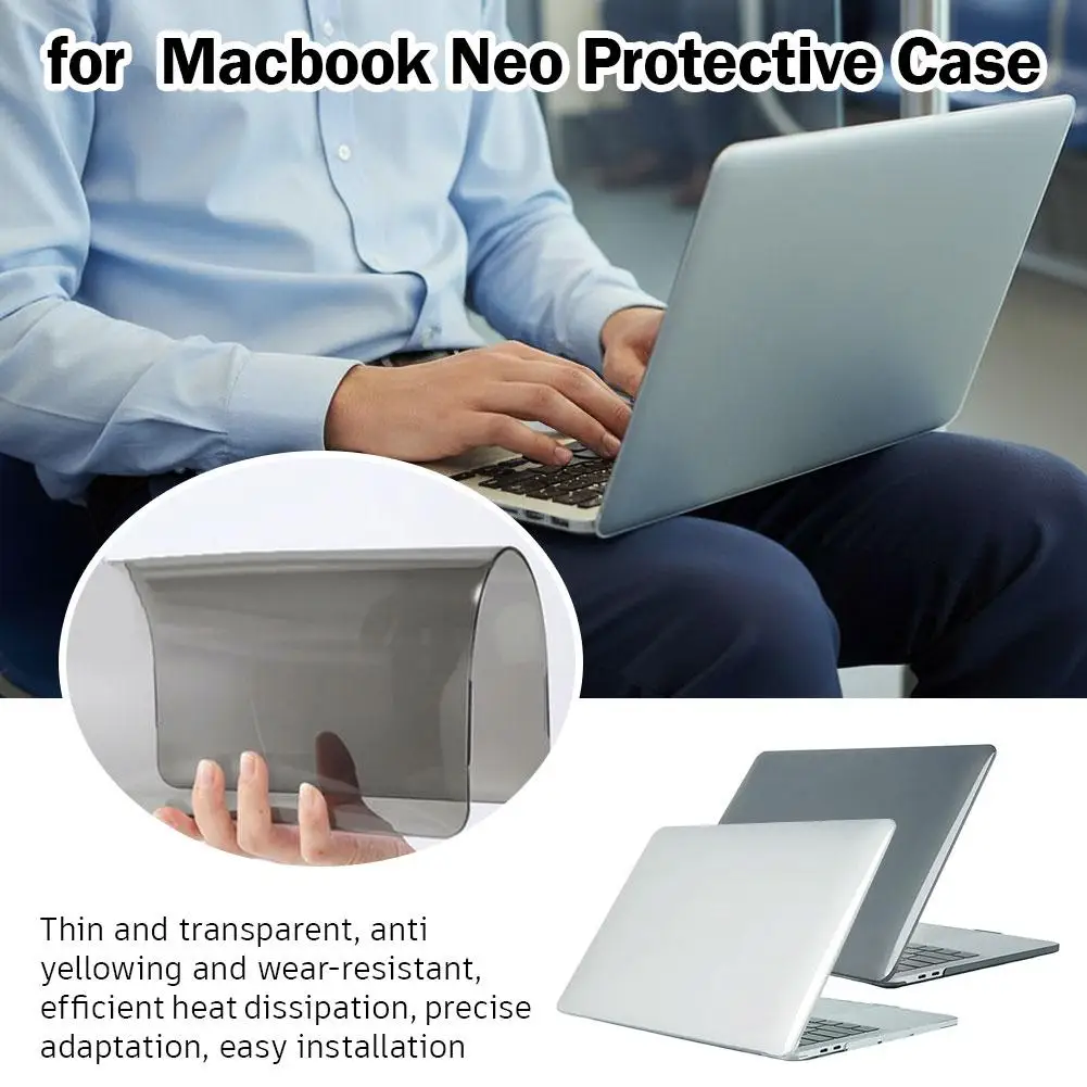 For Macbook Neo Protective Case Laptop Protective Case Scratch Resistant Ultra-thin Protective Cover