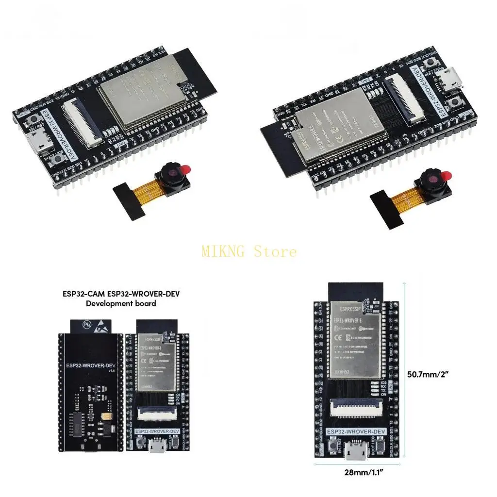ESP32 WROVER DEV Development لوحة + كاميرا مثالية لمشاريع DIY أفضل بيع