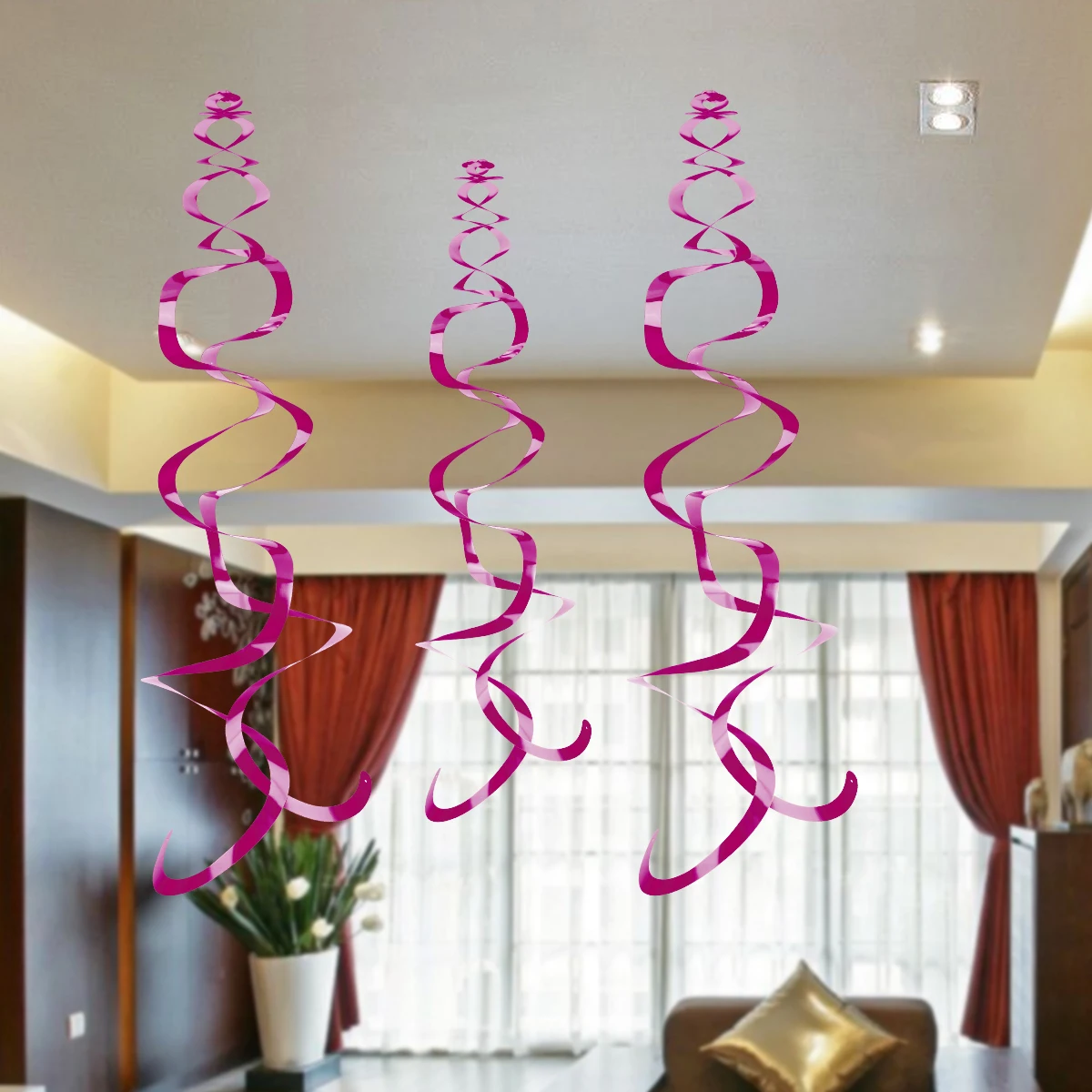 

Birthday Swirl Hanging Birthday Spiral Hanging Dizzy Dangler for Birthday Birthday Hanging Decorations