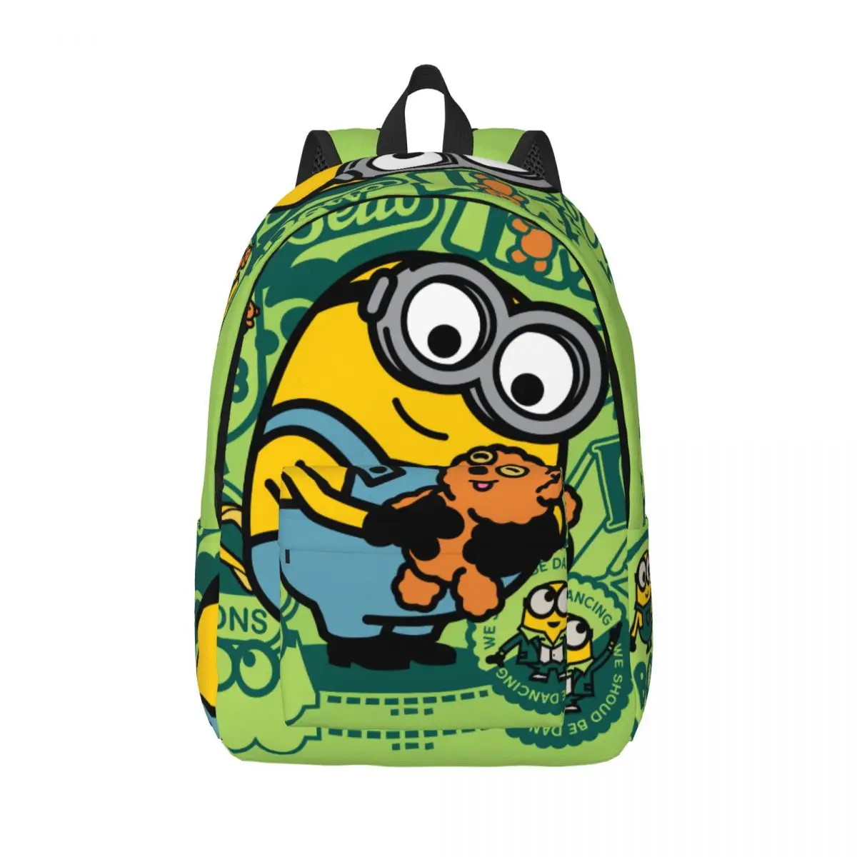 Minions The Rise Of Gru for Men Women Student School Book Bags Bob Travel Canvas Daypack Elementary High College Gift