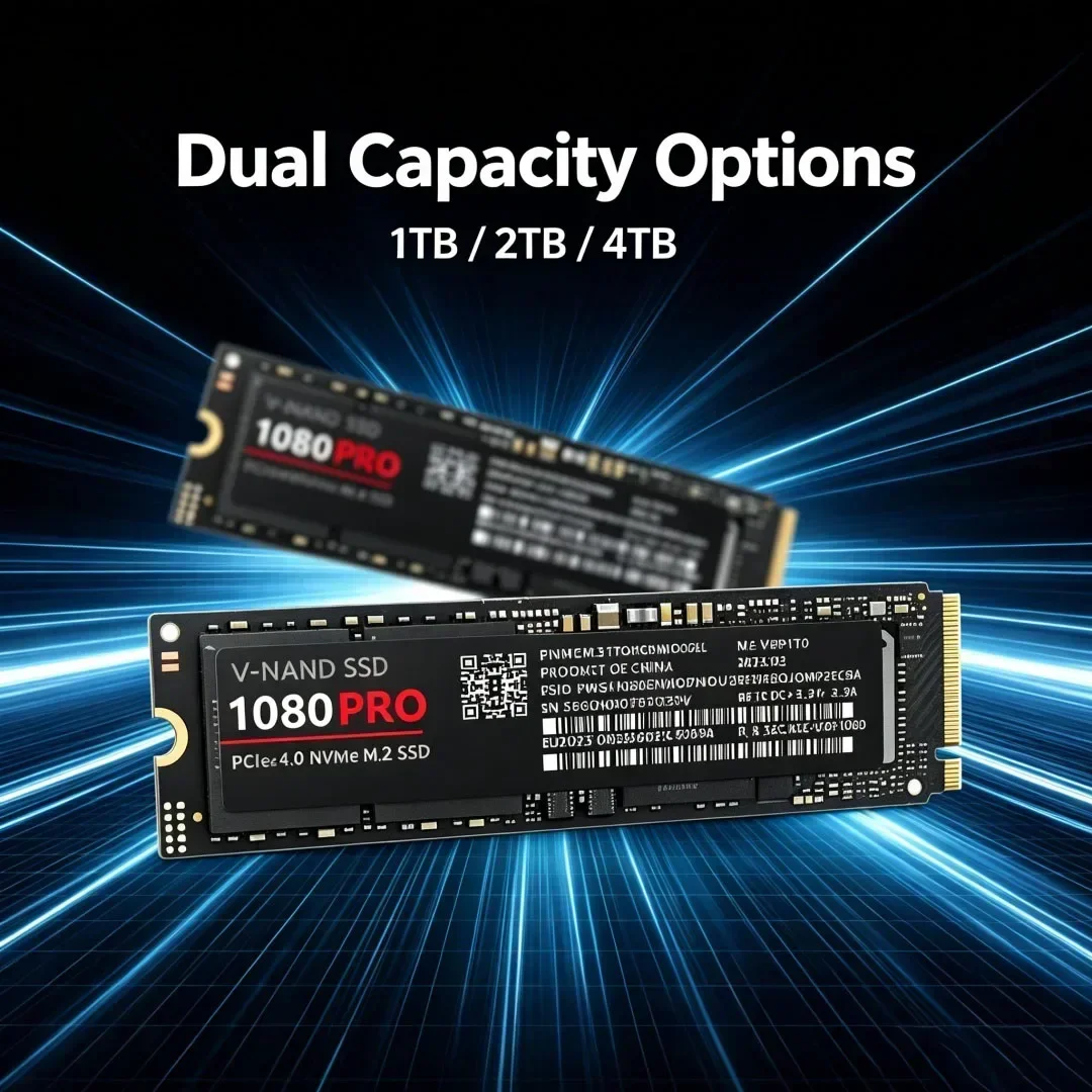 1080pro M.2 NVMe Original SSD 1TB/4TB Internal Solid State Hard Drive High Speed Internal Hard Disk for Laptop Desktop Notebook
