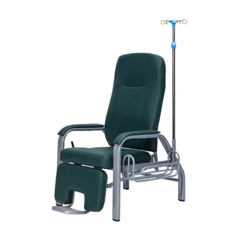 Medical Comfor              Foldable Leather Recliner         Chair for IV Therapy