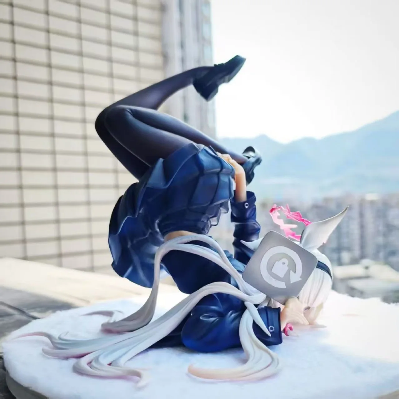 16cm Blue Archive Figurka Plana 1/6 Anime Dziewczyna PVC Figurka Akcji Zabawka Blue Archive Statua Echo Studio Kolekcja Model Lalka
