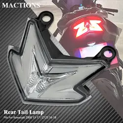 Clignotant de frein à LED pour moto, indicateur de feu arrière, feu stop rouge pour Kawasaki Z125, 2013-2022, Z800, ZX6R, 2013-2016