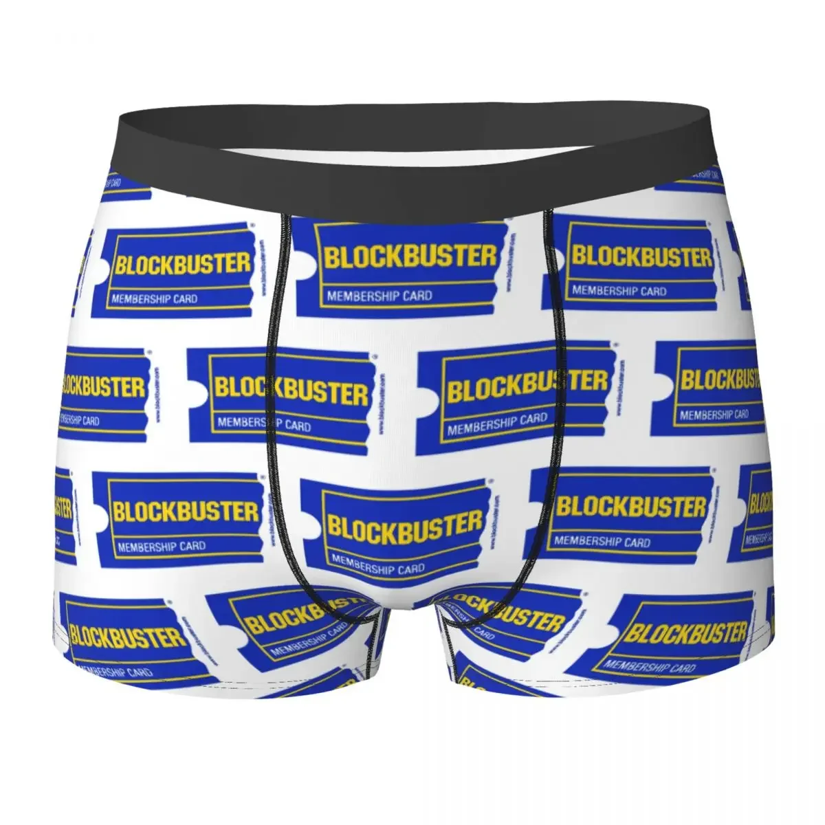 Boxer Underpants Shorts Blockbuster Membership Card Panties Men Soft Underwear for Homme Man Boyfriend Gifts