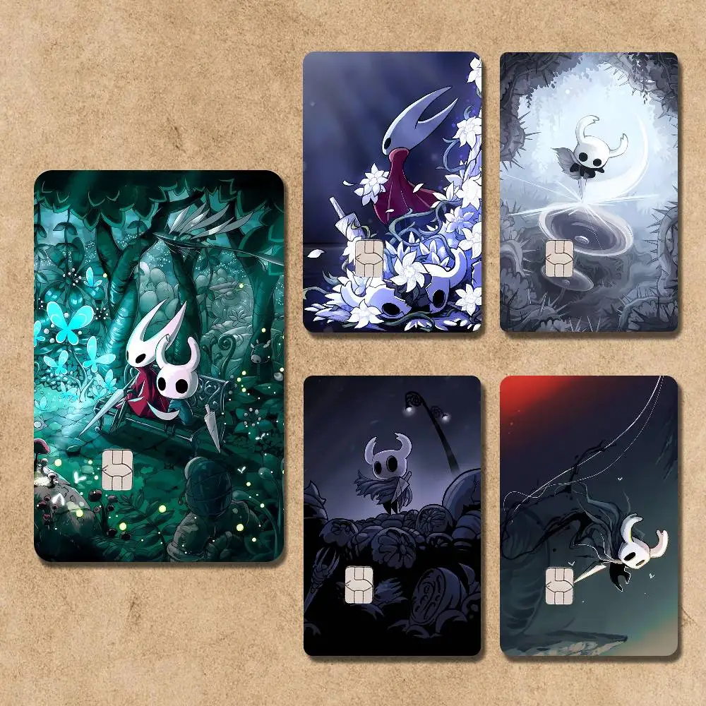 

S-Silksong Hollow Knight Name Card Sticker Decorate Bank Card Couple Student Study Supplies Decals Patch Documents Birthday Gift