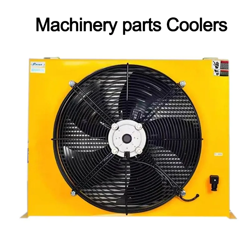 AH1012T-CA Hydraulic Air Cooler Air Cooled หม้อน้ําน้ํามัน AF Series แผ่น-ครีบไฮดรอลิกอลูมิเนียมน้ํามันชิ้นส่วนเครื่องจักร Coolers 100