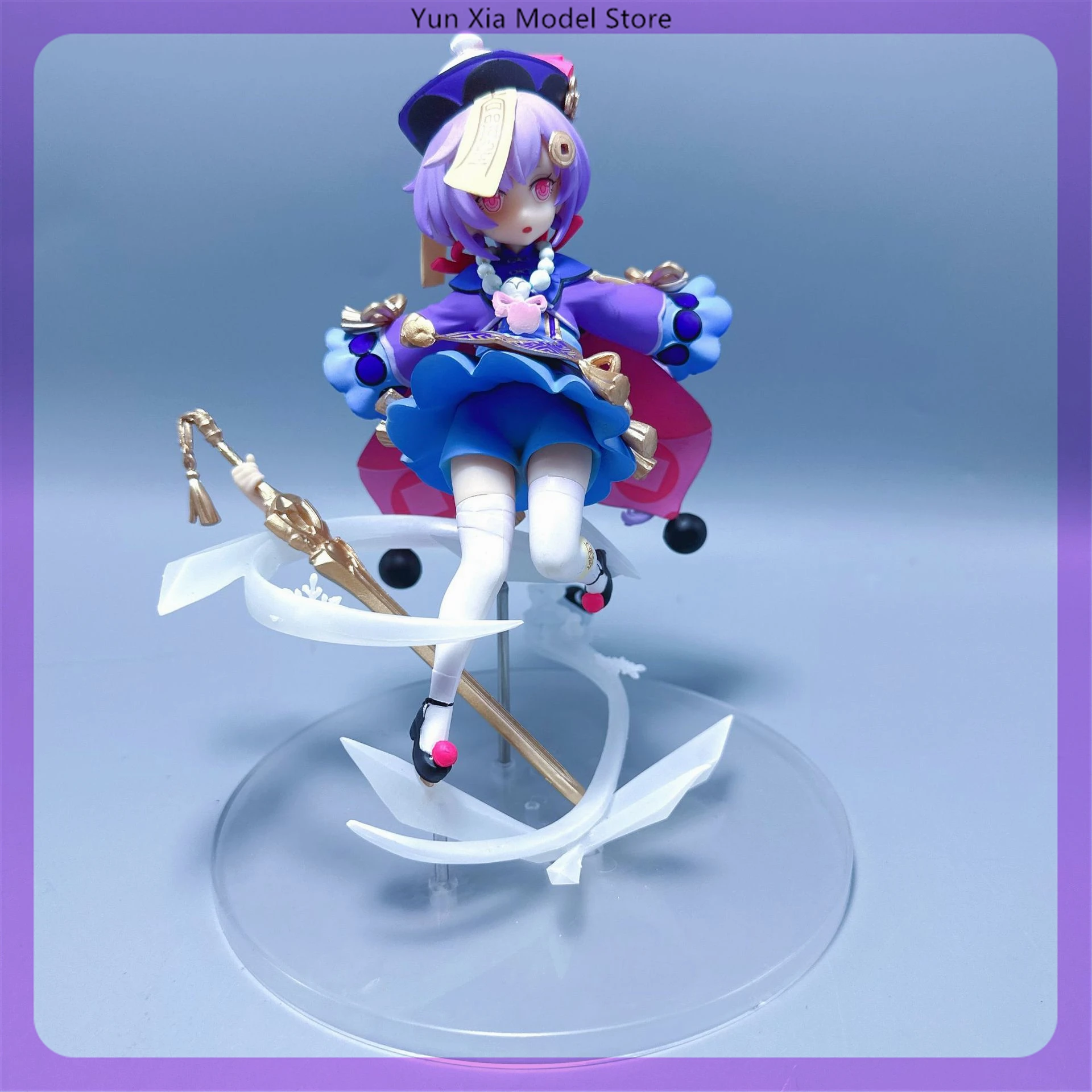 

18cm Genshin Impac Qiqi Ver.2 Flying Posture Game Girl Figure Model Gk Statue Collection Desktop Decoration Ornament Toys Gifts