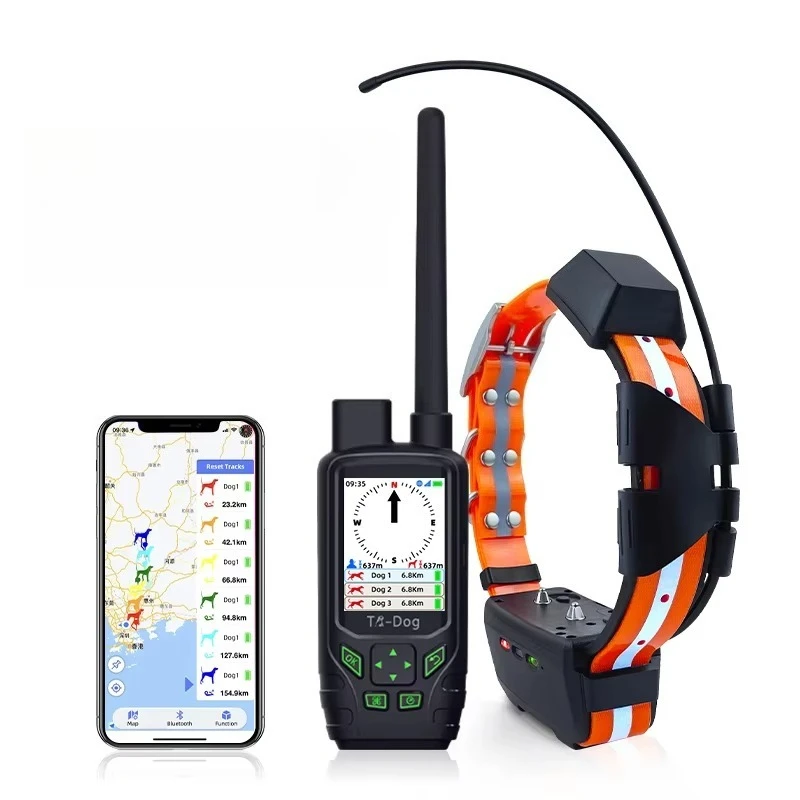 Houndmate 100 Hot Waterproof GPS Real-Time Tracker for Hunting Dog and Pet Tracking for Pet Supplies