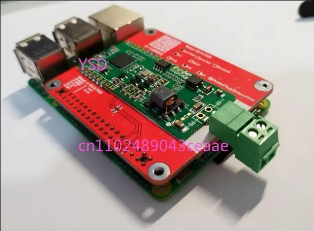 QCA7000 QCA7005 PLC Development Board, HomePlug GreenPHY ISO15118 Power Line Communication Module