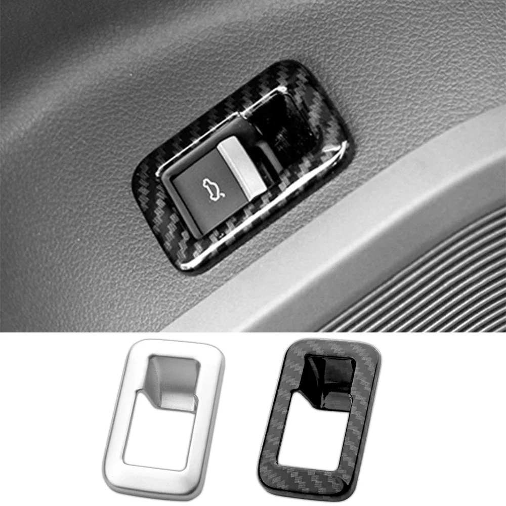 Car Trunk Button Switch Control Sticker Trim Frame Decoration Automobile Interior Accessories For Audi Q5 FY 2018 2019 2020 2021