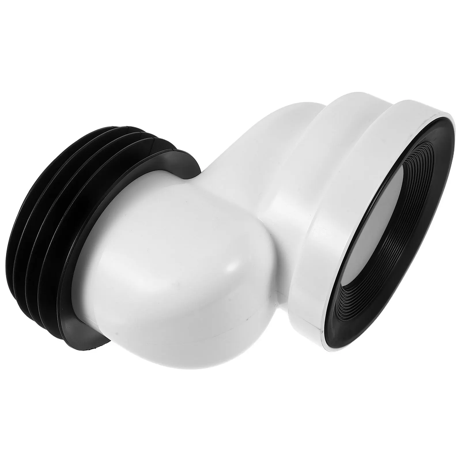 

Flush Offset Toilet Flange Connector 10cm White Change Place Adapter Toilet Drain Repair Easy Install Connector for Relocation