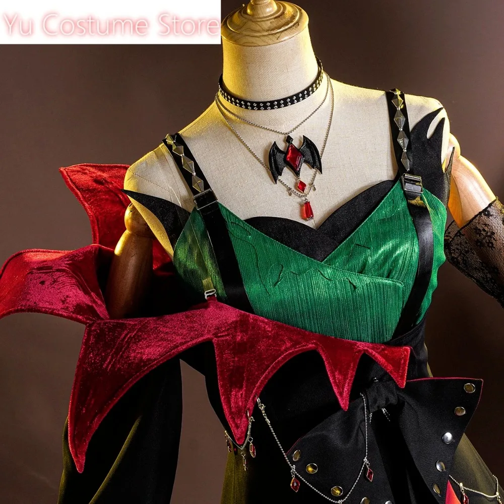 

Yu Costume StoreIdentity V Demi Bourbon Barmaid Halloween Concert Elegant Sexy Dress Game Suit Uniform Cosplay Costume Women