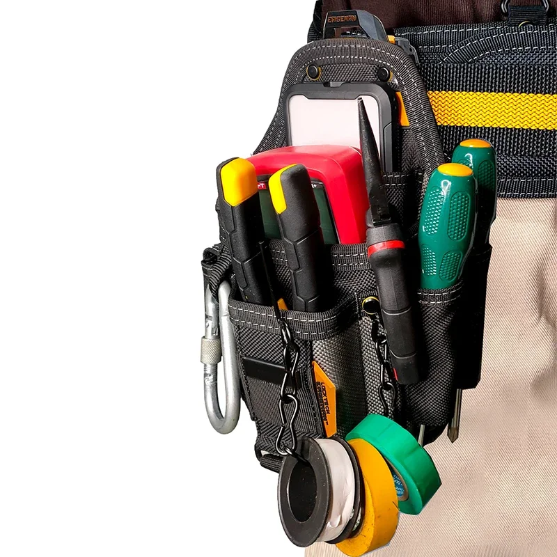 

Portable Electrician Waist Tool Bag Multifunctional Reinforced Wear-resistant Belt Professional Carpenter Repair Tools Storage