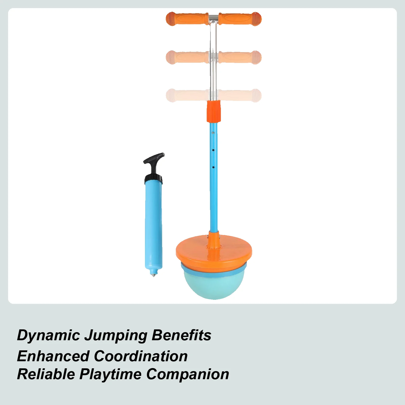 Piłka do skakania dla dzieci, sporty równowagi, pałeczka do skakania z uchwytem, teleskopowa piłka do skakania dla chłopców i dziewcząt, do użytku na zewnątrz i wewnątrz.