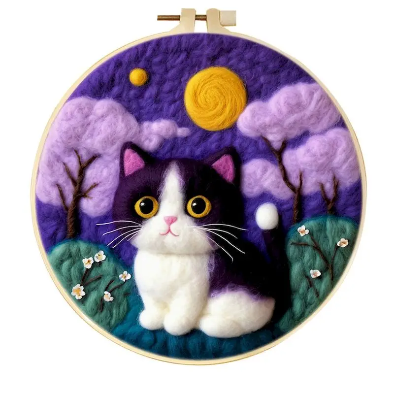 DIY Wool Felting Kit for Beginners, Complete Set