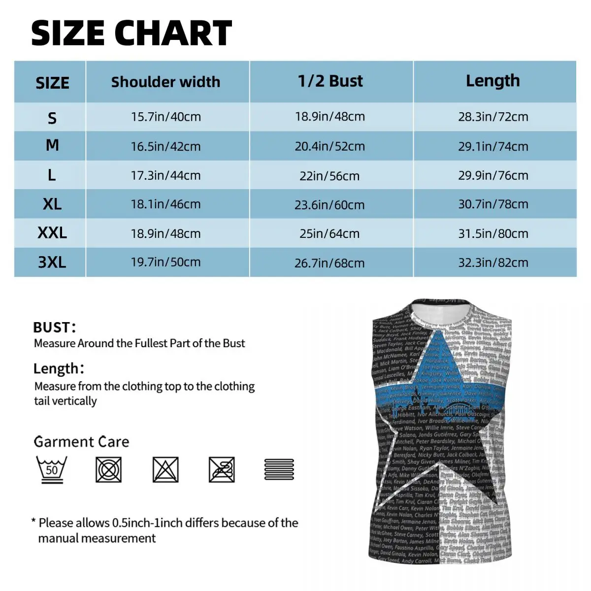 New 2023 Every NUFC Player EVER Men Printed Sleeveless T-shirt Casual Hip Hop Street Style Beach Holiday Tank Tops