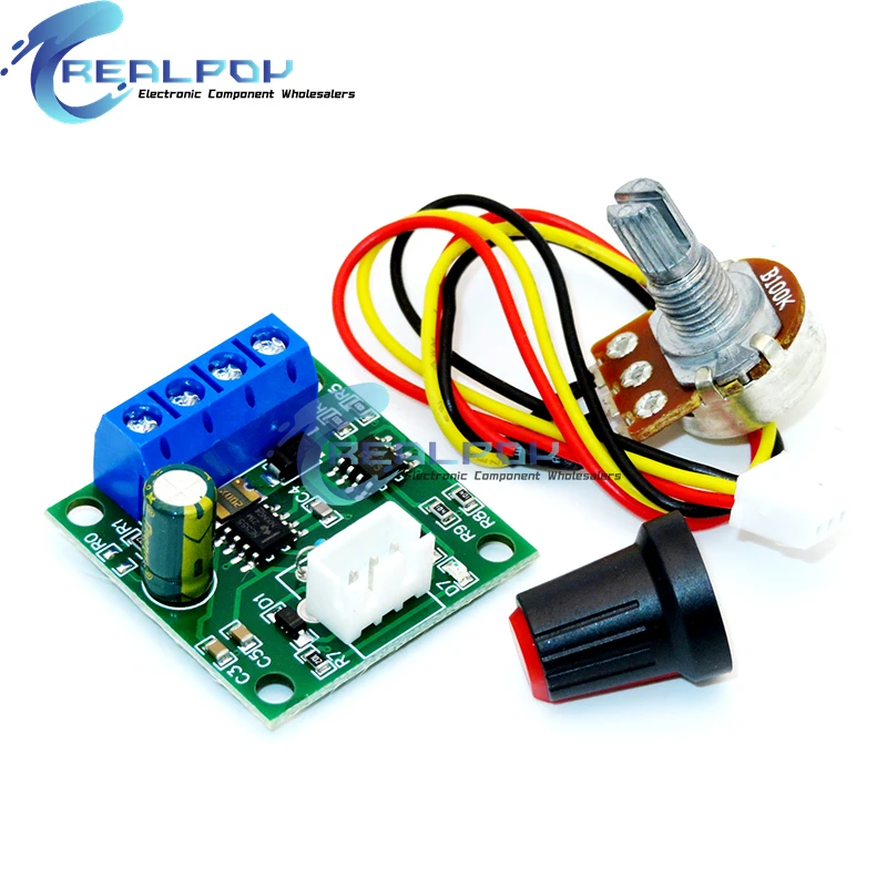 PWM Motor Speed Controller Automatic DC Motor Regulator Control Module Low Voltage DC 1.8V to 15V 2A