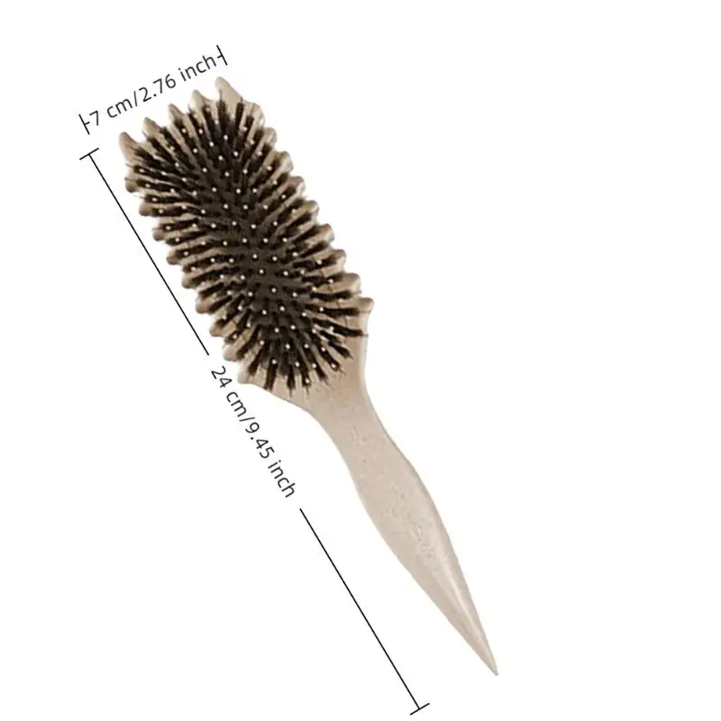 فروة الرأس وفك تشابك الشعر مجعد تدليك فروة الرأس مشط الشعر وسادة هوائية مشط شعيرات طبيعية أدوات تصفيف الشعر أدوات الحلاق #6