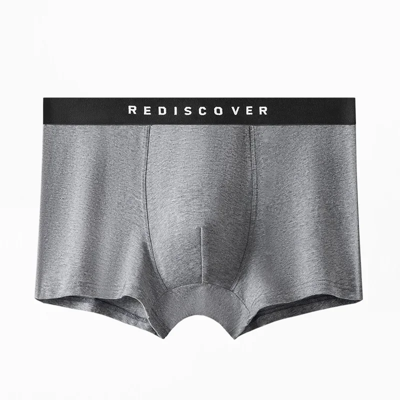 Underwear Men's pure cotton Class A cotton four corners antibacterial breathable mid-waist flat-angle boys' underwear head