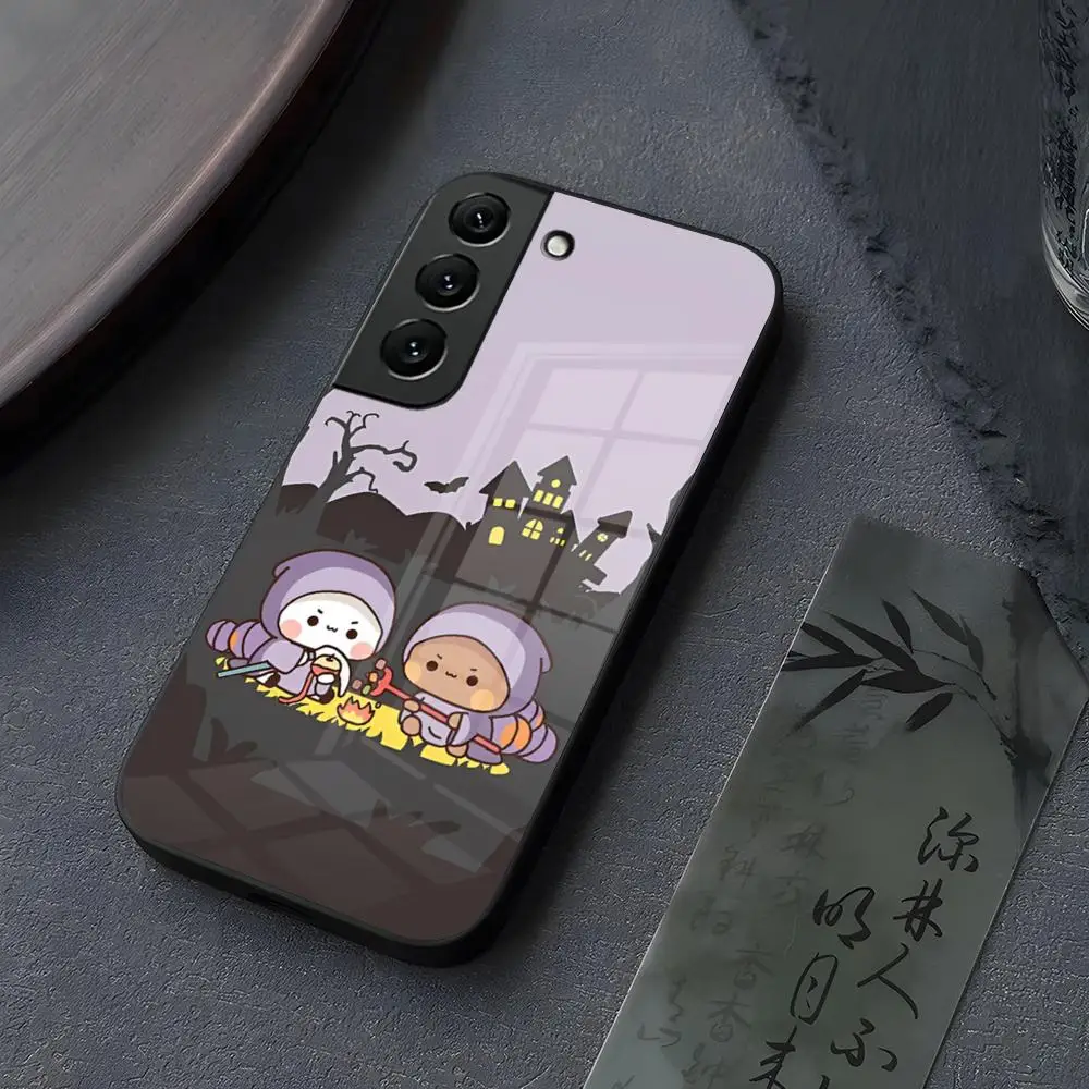 

Bubu Dudu Phone Case Glass for Samsung Galaxy S23 S24 S21 S22 S20 Ultra Fe Plus A34 A54 A24 A52 A53 M54 Cover