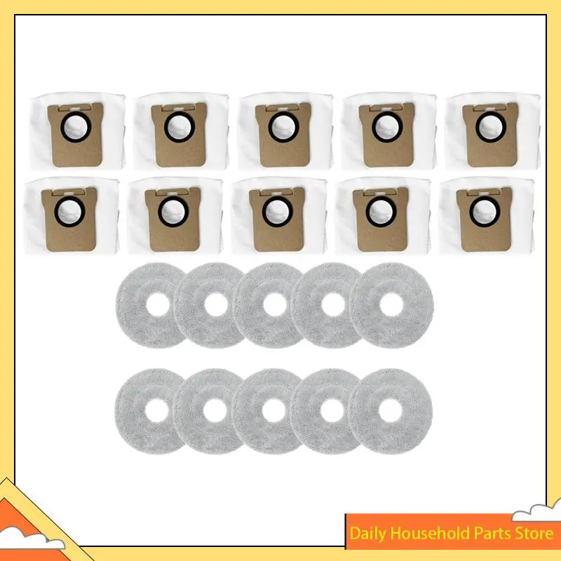 【Wielka Wyprzedaż】 Niezbędne 20 szt. akcesoriów do Xiaomi Mijia Omni M40 D110CN: Filtry, szczotki boczne, mopy