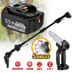 BL1860 For Makita 18V Lithium Battery BL1850 BL1830 Charger Power Tool Rechargeable LED BL1840 Battery Electric Garden Chainsaw