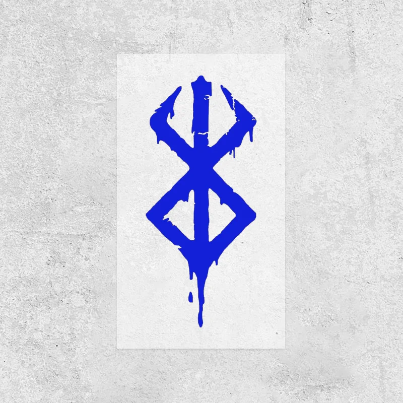 1PC Berserker Motorcycle Sticker Vinyl Decal for Motorbike Helmet Side Panel Car Window Electric Scooter Decoration image 4