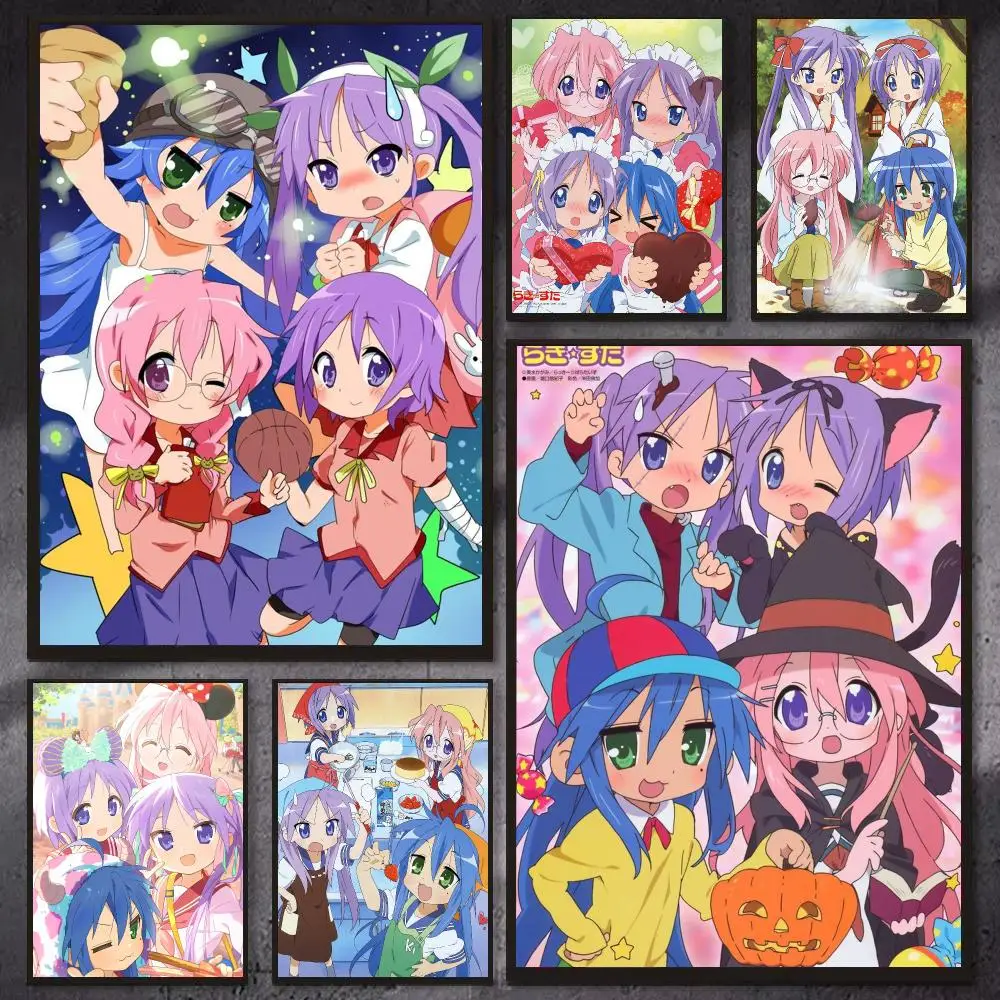 Cartoons L-Lucky S-Star Poster PP Wall Decor Posters Celebrity Art Prints Aesthetic Wall Art Bedroom Office Home Gift