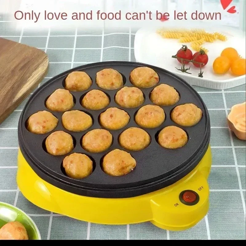 220V Chibi Maruko Baking Machine Househo Electric Takoyaki Maker Octopus Balls Grill Pan Professional Cooking Tools