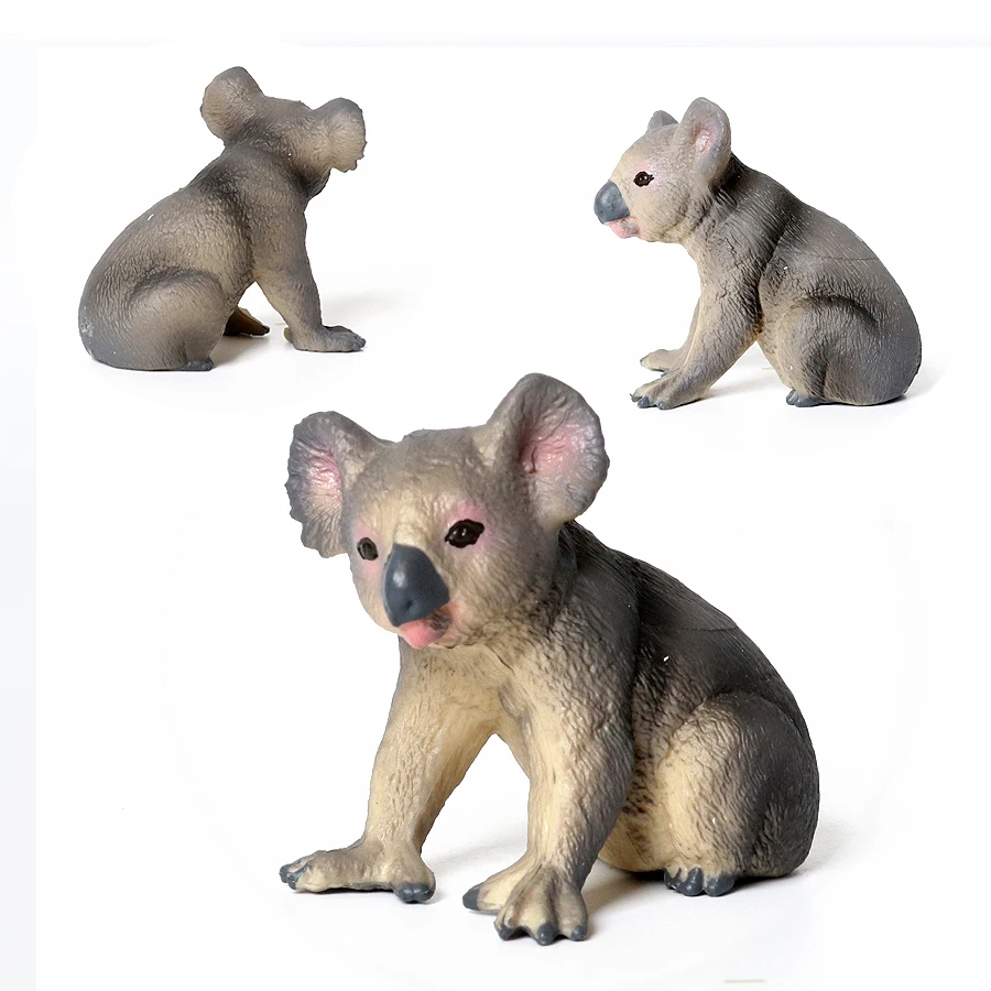 واقعية الحياة البرية الأسترالية تماثيل صغيرة على شكل حيوانات إيمو كوالا خلد الماء الكنغر Echidna تسمانيا الشيطان الغابات نموذج أرقام اللعب