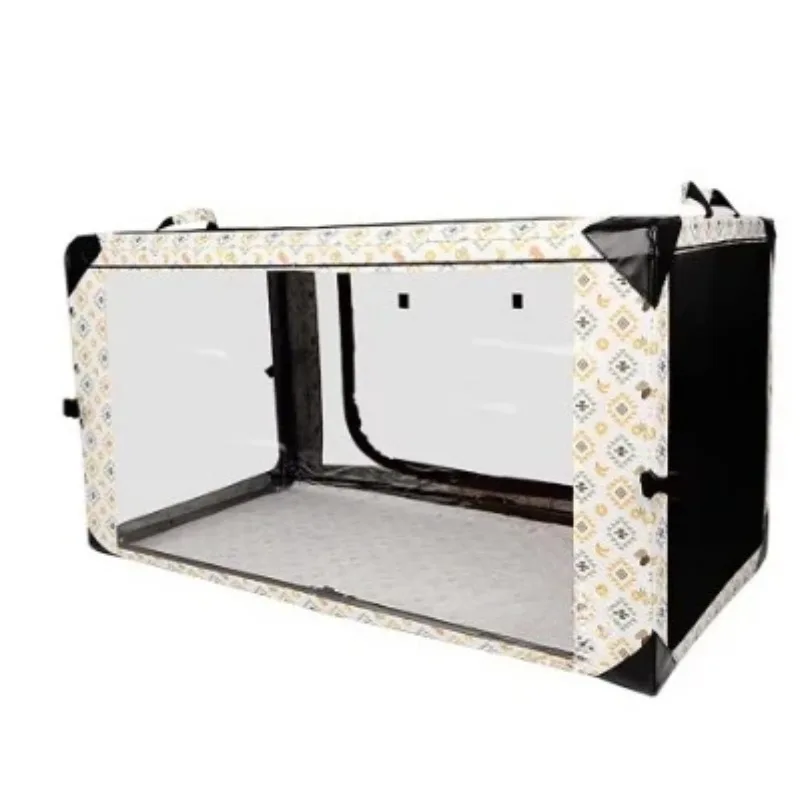 Cat Racing Cage for Exhibition Show Portable Foldable Cattery Delivery Room Transparent Pet Isolation Cage Large Space Cat Cages