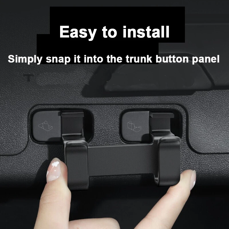 Untuk Tesla Model Y 2023 Pemegang Kait Bagasi Belakang untuk Tas Bagasi Payung Gantungan Kait ABS Model Y Aksesori Interior