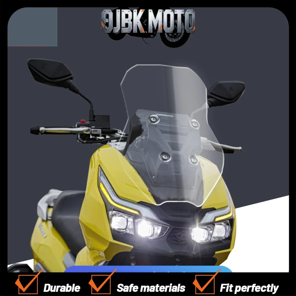 

【Perfect fit】FOR Dayang ADV150 DY150T-36 modified with raised windshield, front windshield, and chest protector