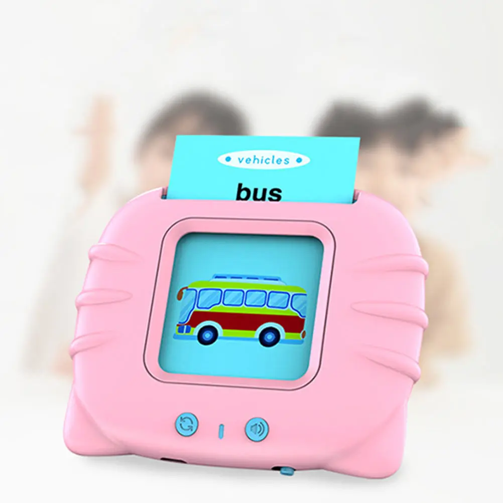 

Card Reading Early Learning Machine Kids English Words Toy Educational Plaything Baby Intelligence Development Letter Cards