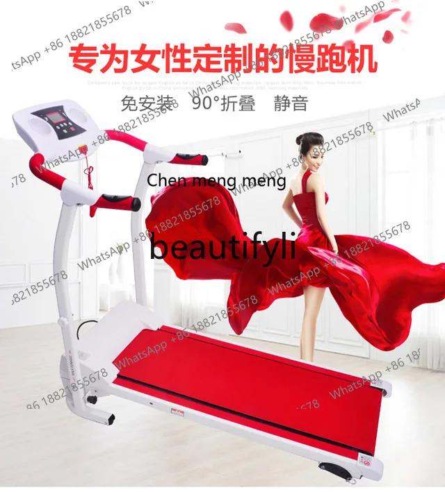 Mesin Jalan Lipat Rumahan untuk Menurunkan Berat Badan Multi-Fungsi Cerdas Senyap Listrik untuk Penggunaan Dalam Ruangan