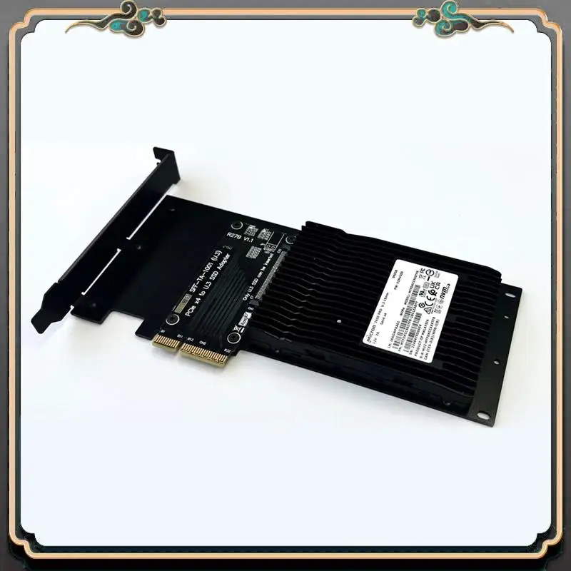 ASMA-Pcie 5.0 X4 To U.3 SSD Hard Disk Adapter Card PCI Express Gen5.0 4X To U.3 SFF-TA-1001 Hard Drive SSD Adapter Card