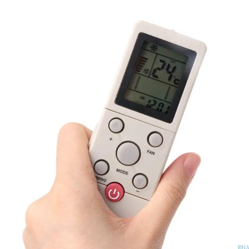 R91A เครื่องปรับอากาศ Universal Remote Controller การแทนที่สำหรับ AUX YKR-F/09E YKR-F/001 YKR-F/006 YKR-F/09 YKR-F001
