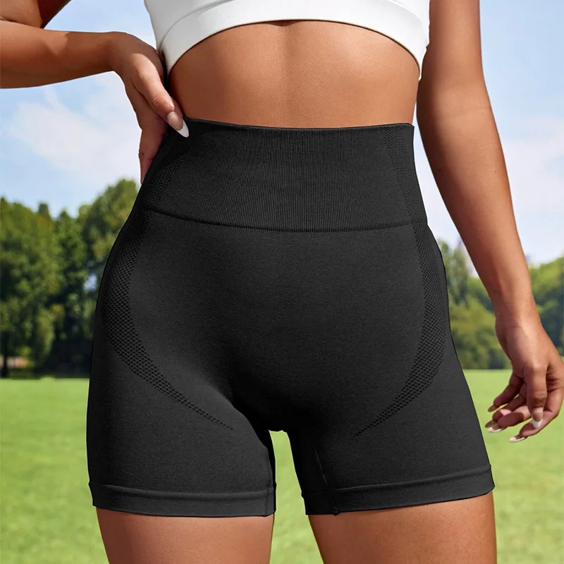 Sexy Yoga Shorts Women Sports Wear Fitness Short Pants Skinny Female Push Up Gym Clothing Solid Color Elastic Breathable Flex