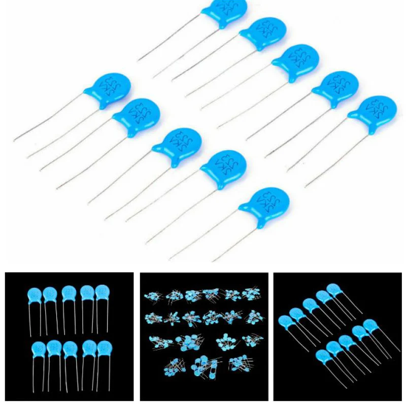 200pcs  20 value 1KV / 2KV / 3KV high voltage ceramic capacitor kit classification set