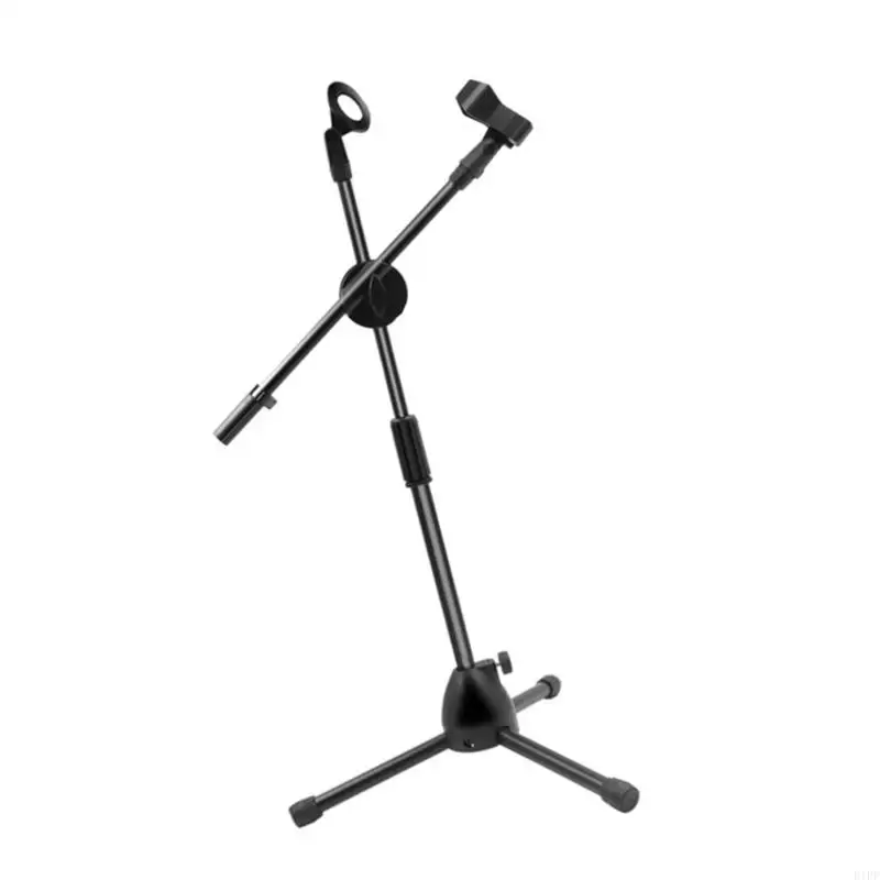 E1PF Floor Standing Microphone Support For Wireless Mics Erhu Guitar Height Adjust