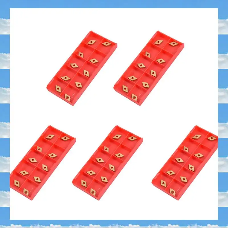 

A11I 50 шт. DCMT070204 YBC251 лезвия вставки из карбида золота токарный станок с ЧПУ резак для токарного станка расточная оправка