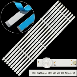 LED BackLight Strip For SU55HK 5544U ES-3512 PLED5544U RNSMU5545 KS5500SM4K ND55KS4300S K55DLY8US 55LUA19S 55LUA19