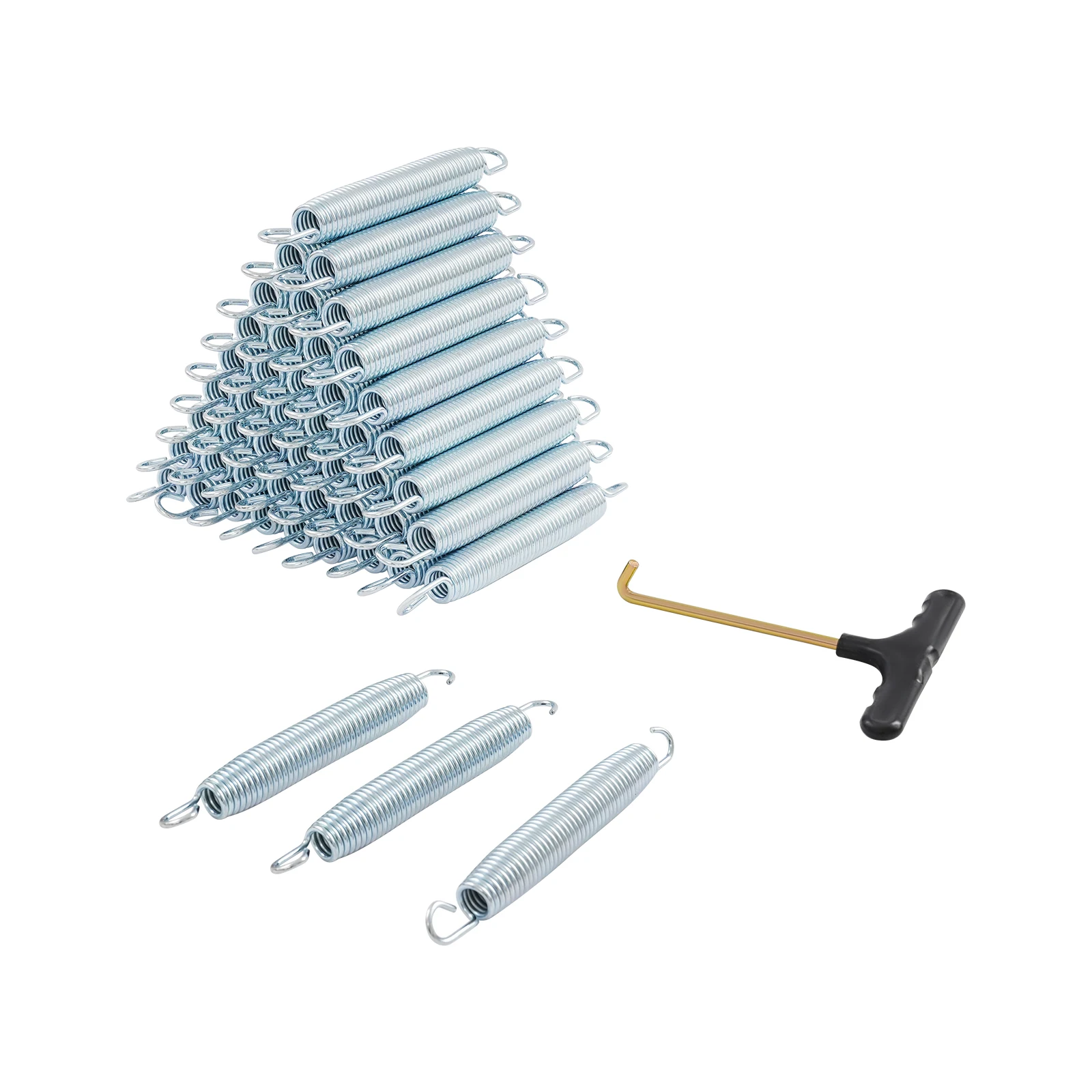 

Пружина батута, сменные пружины для батута, 48 шт., пружины для батута с пружинным инструментом для обслуживания батута и писажей